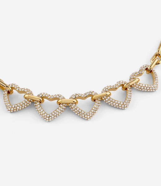 16-18" multi pave hearts nk