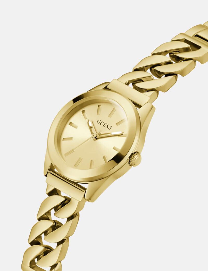 Stainless steel analogue watch