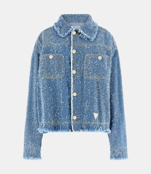 Denim tweed jacket