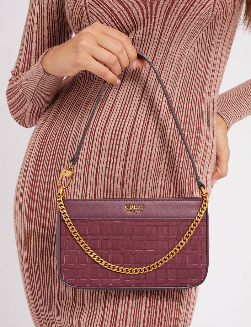 Shop GUESS Online Katey ZipTop Shoulder Bag
