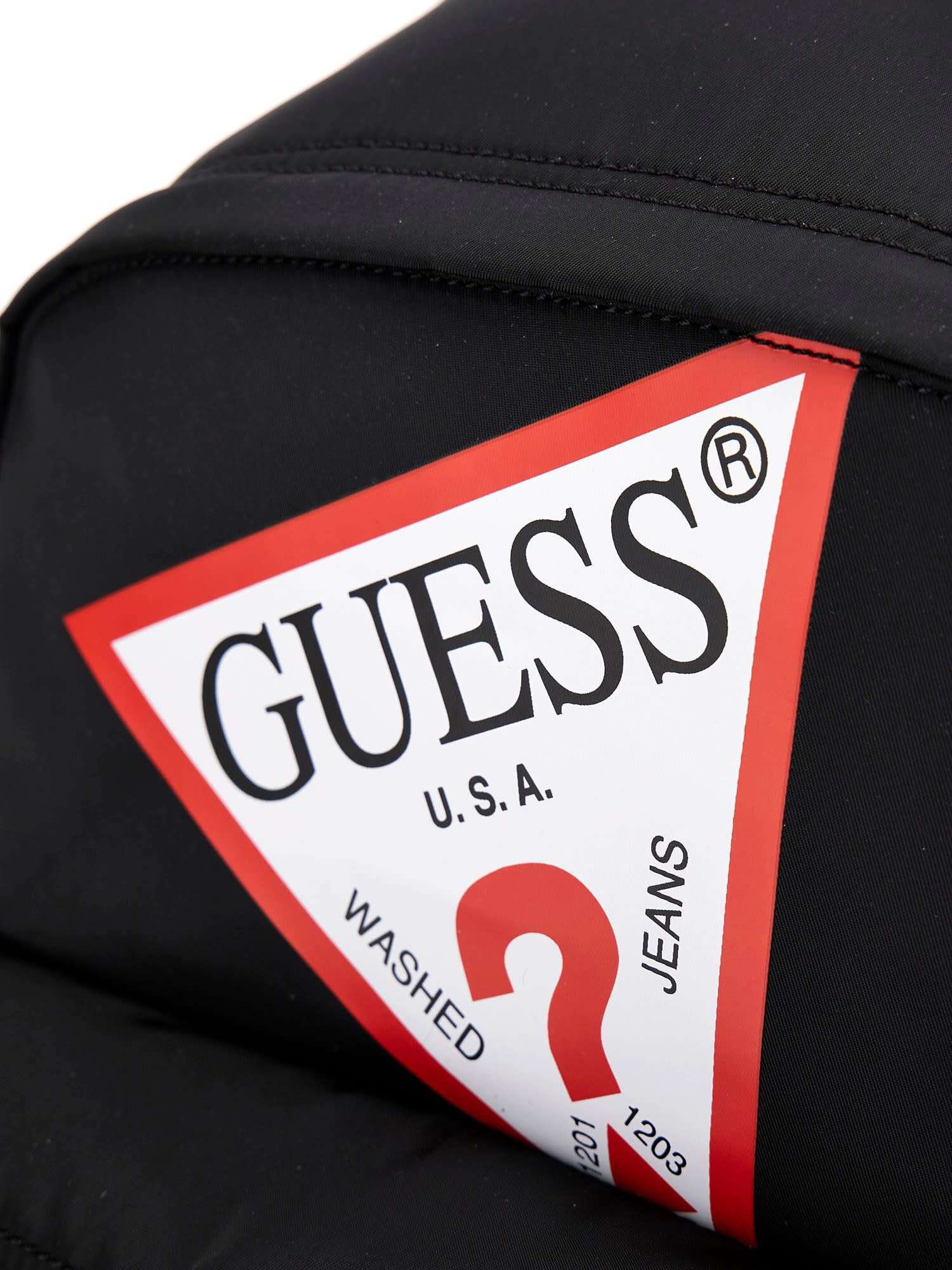 Guess logo backpack hot sale