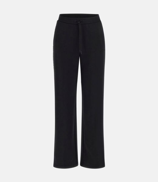 Wide-leg palazzo sweatpants