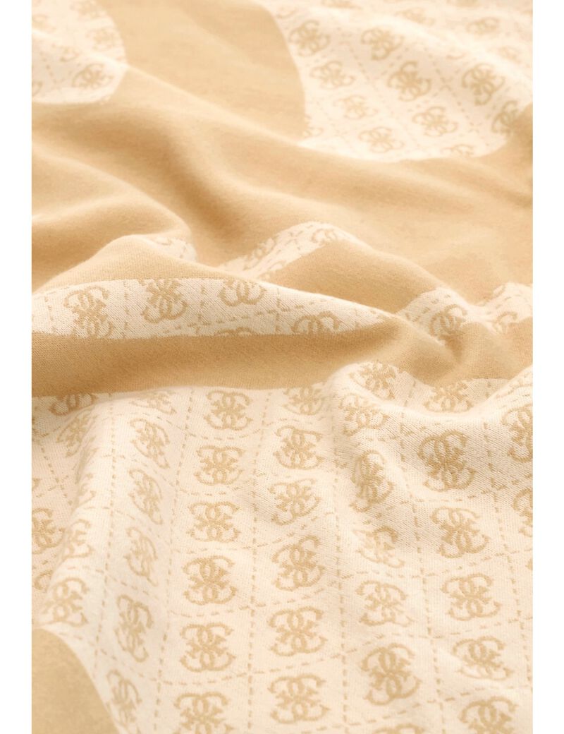 guess noelle jacquard kefiah scarf