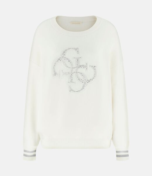 Studded logo sweater