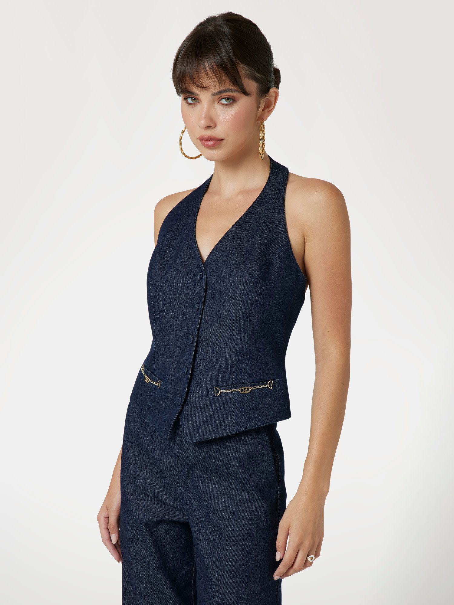 Guess denim vest outlet