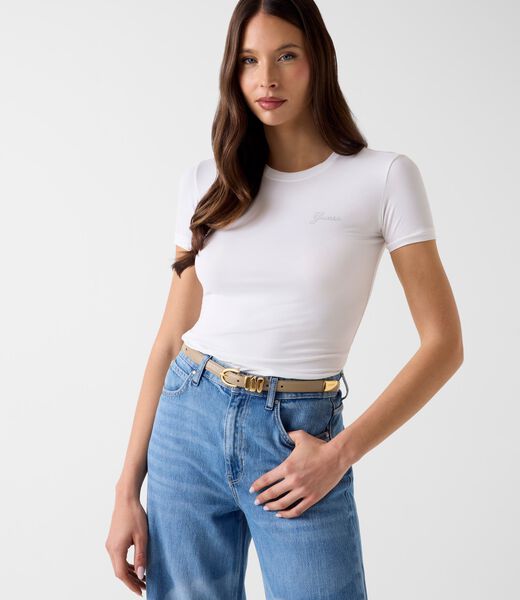 Rhinestones logo t-shirt