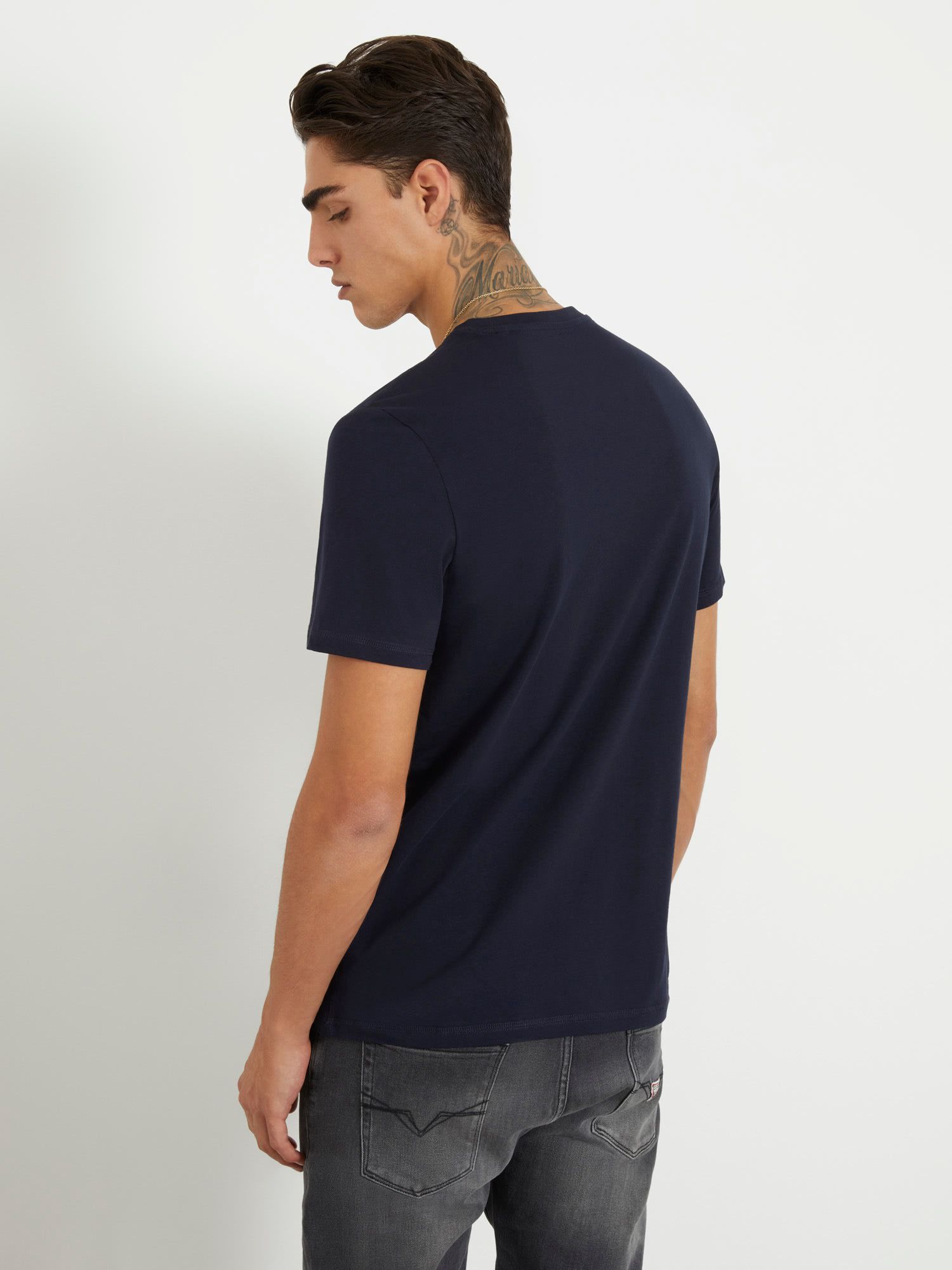 Orange and blue deals guess shirt