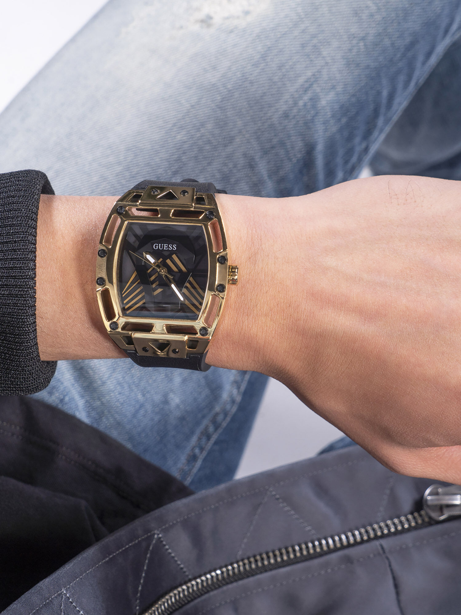 Shop GUESS Online Two Tone Analog Watch