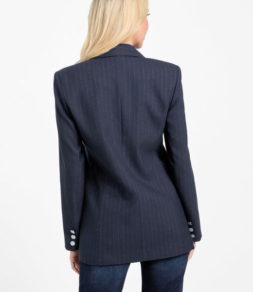 بليزر مزدوج الصدر مخطط