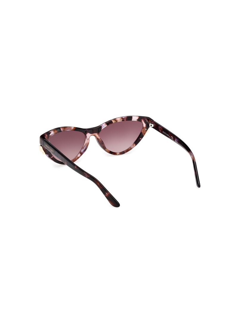 Cat-eye plastic sunglasses