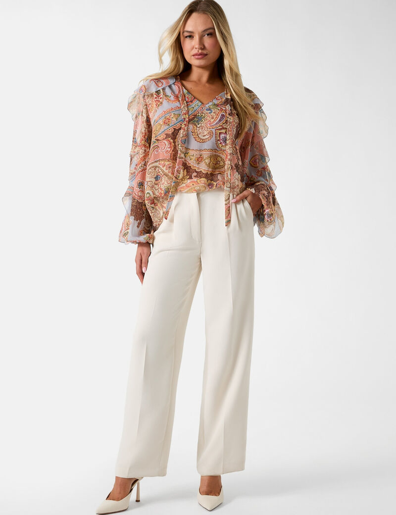 Paisley print blouse&nbsp;