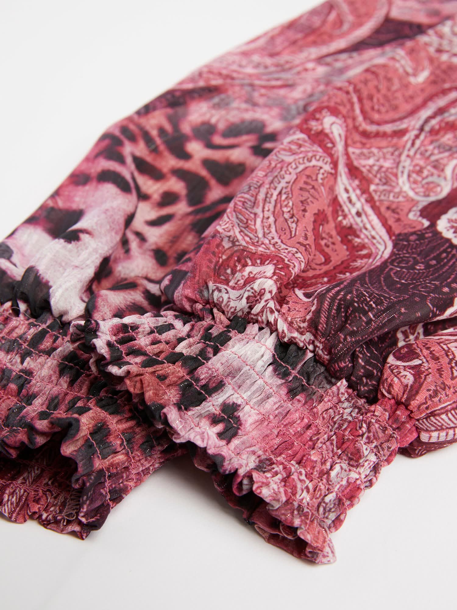 Paisley print shop dress