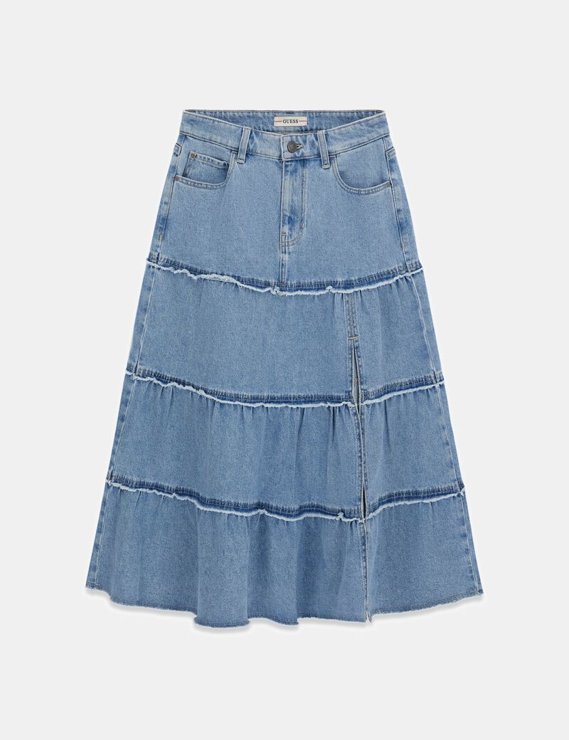 جيس rori denim midi skirt