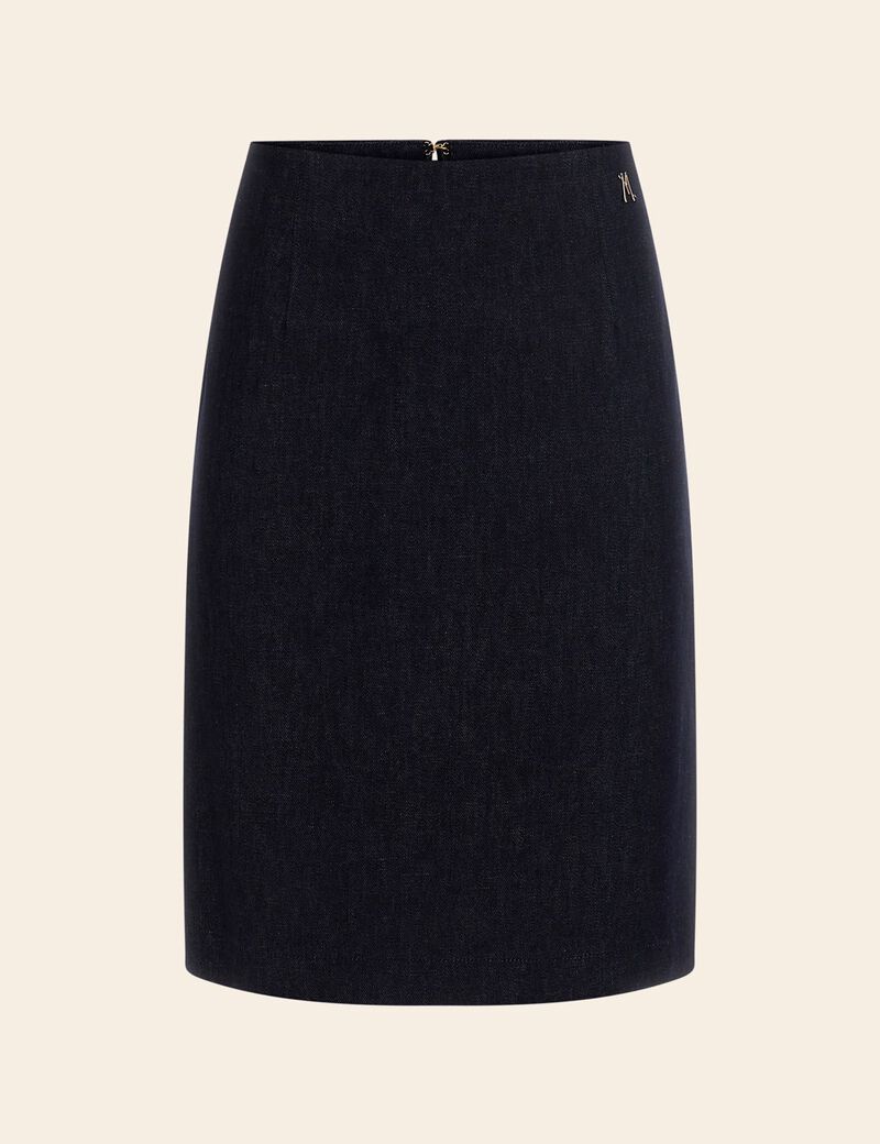 تنورة ميدي مارسيانو من قماش الدنيم