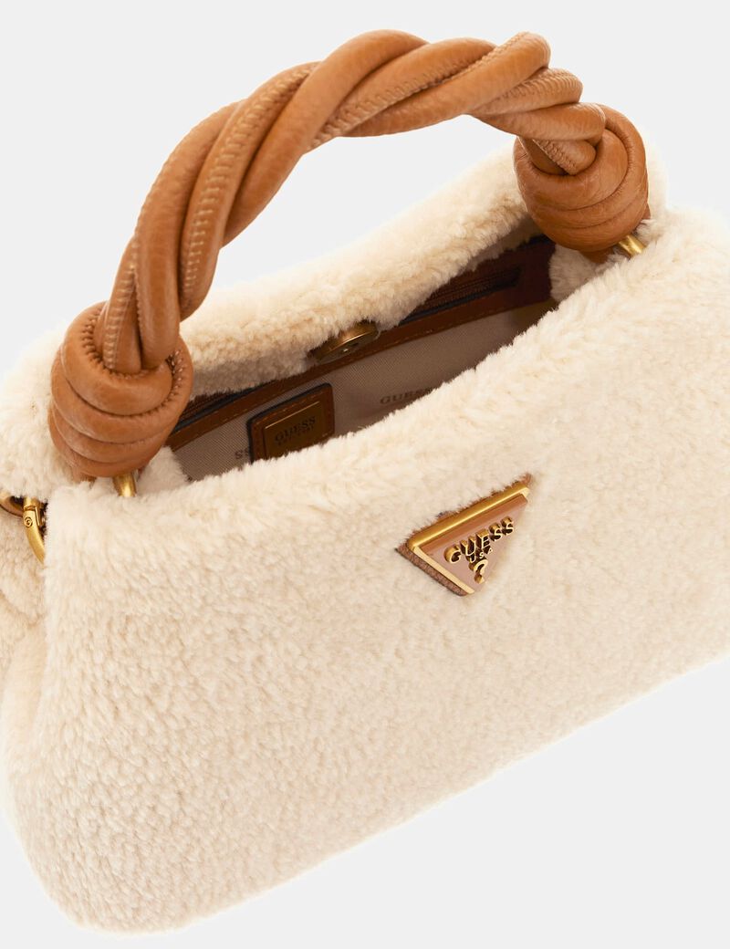 Shaida faux fur mini handbag