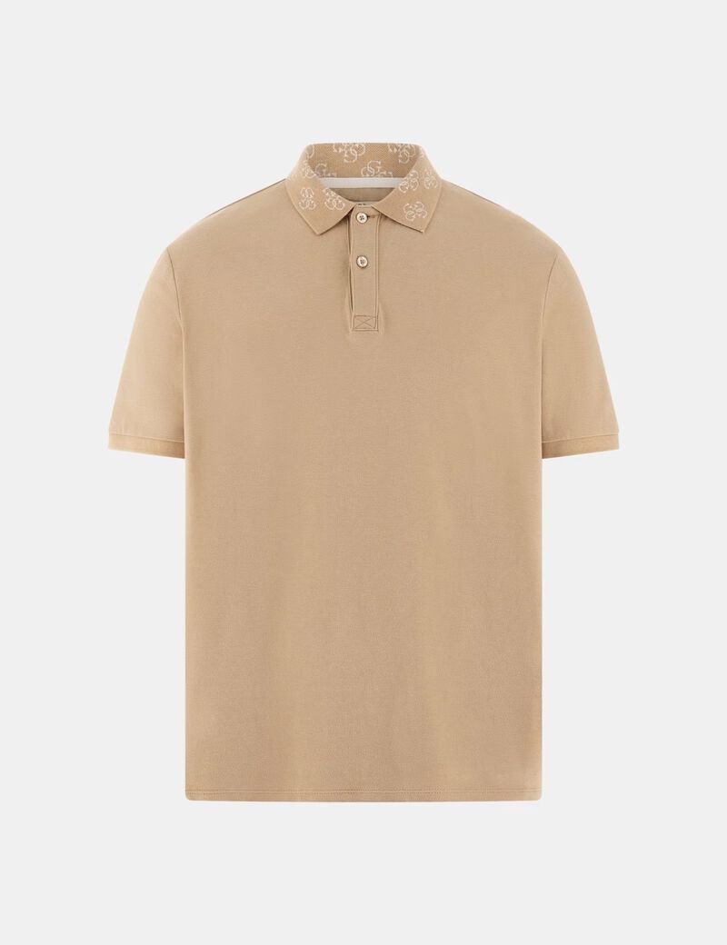 Logo collar polo shirt