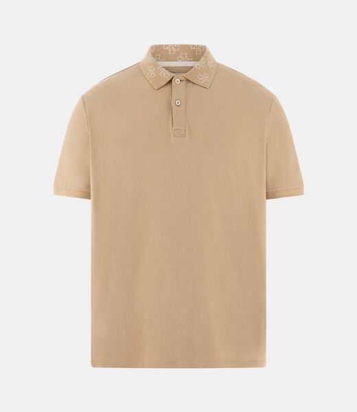 قميص بولو بياقة شعار الماركة