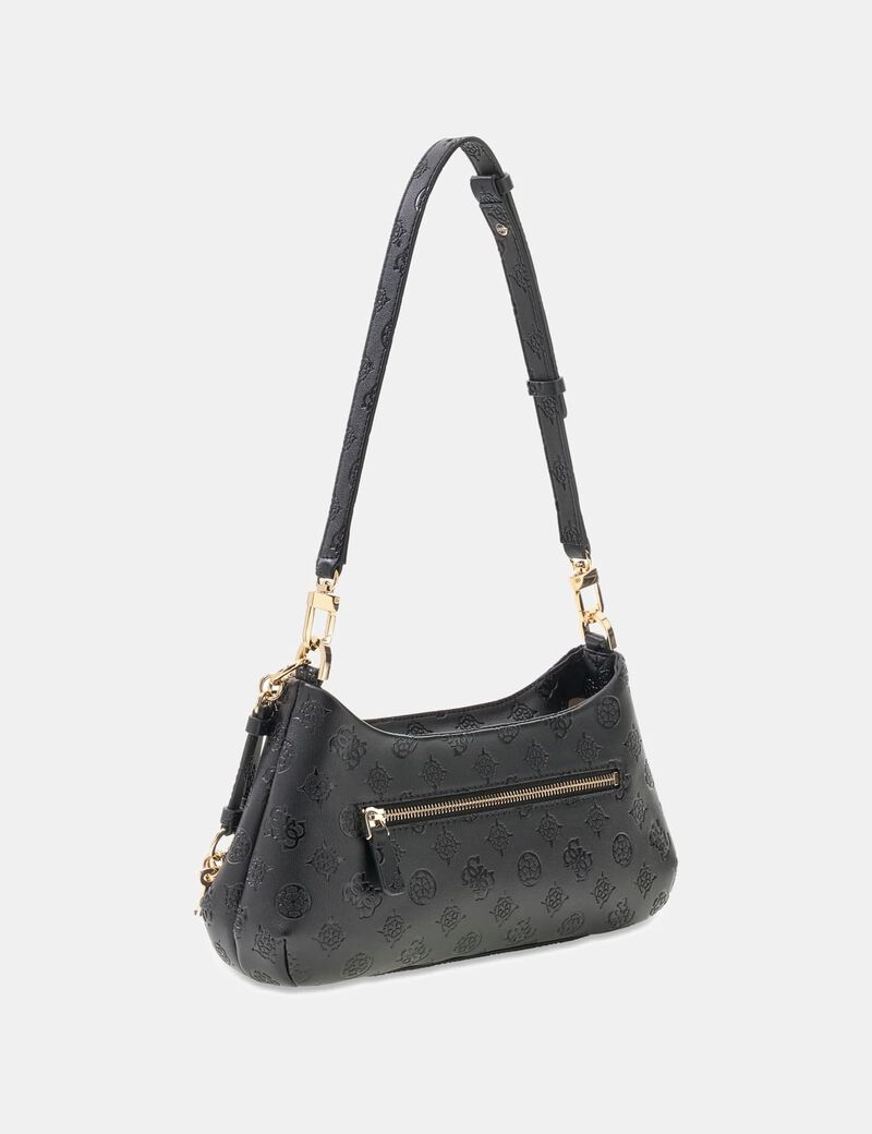 guess carmella logo shoulder bag