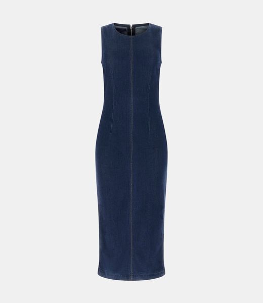 Lyocell blend midi dress