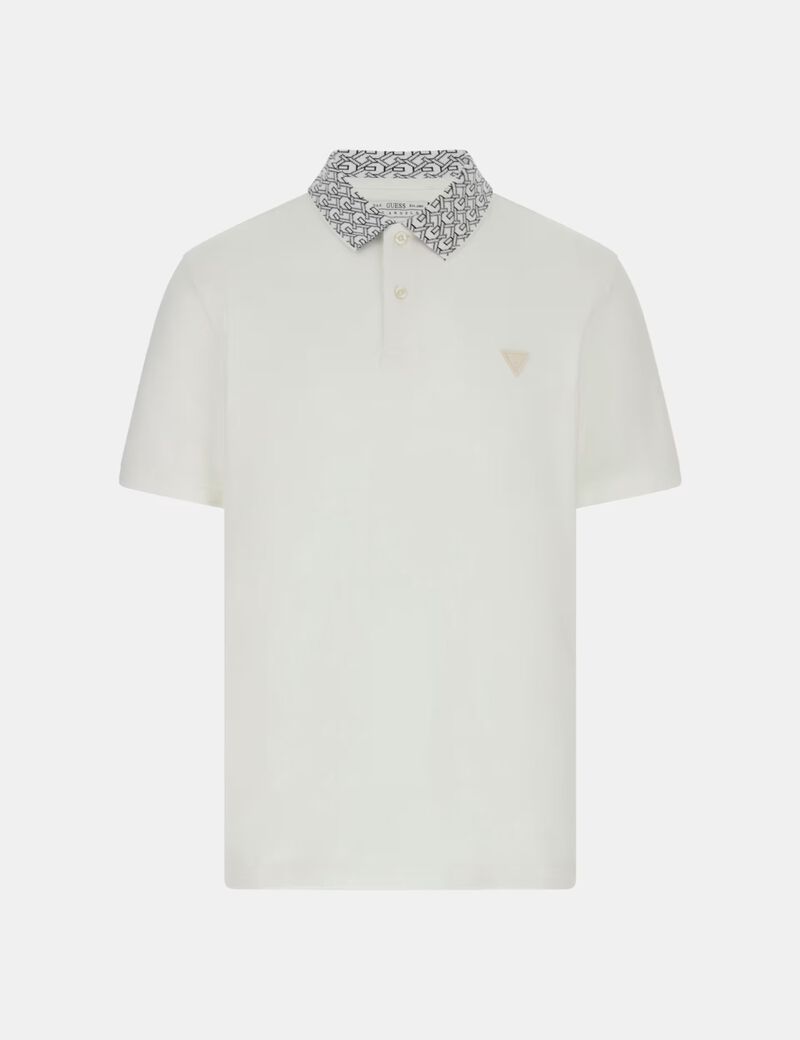 Logo collar polo shirt