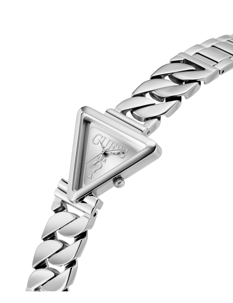 Ladies Silver Tone Analog Watch