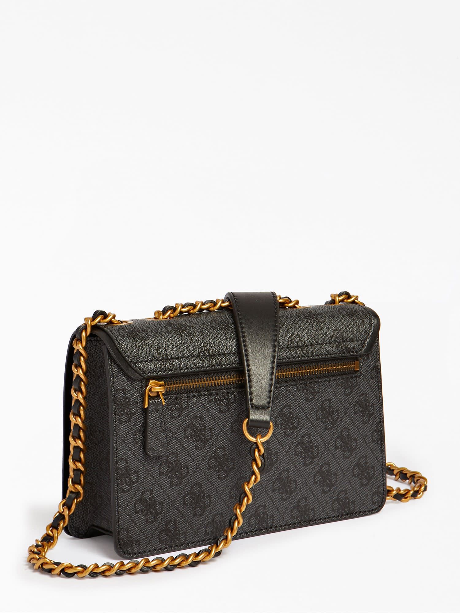 Shop GUESS Online Izzy 4G logo mini crossbody bag