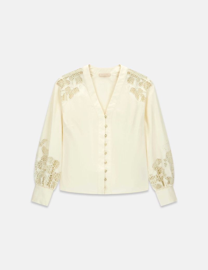 SONIA EMBROIDERED LS SHIRT