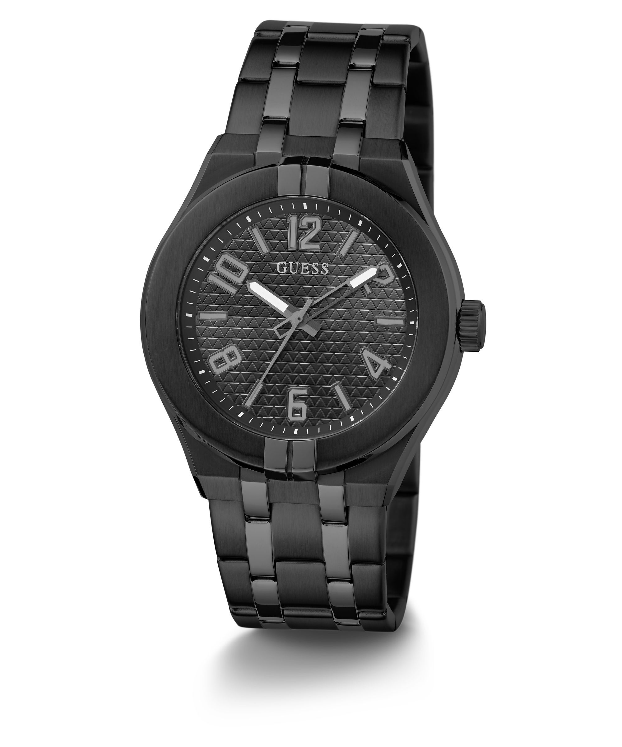 Guess black watch clearance