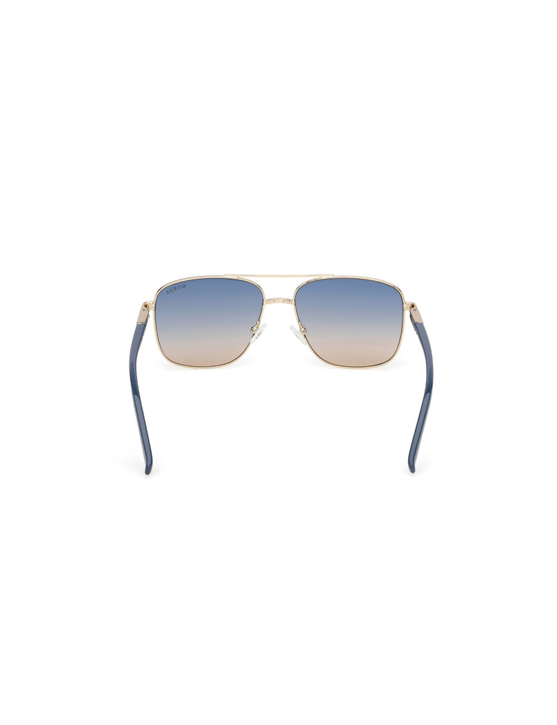 guess square metal sunglasses