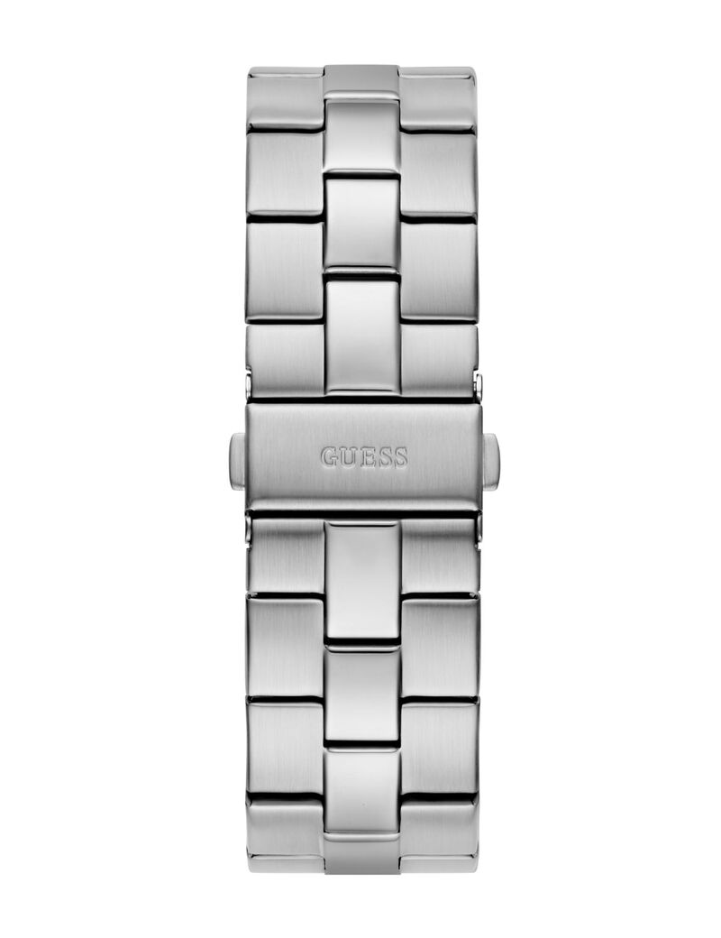 Mens Silver Tone Analog Watch