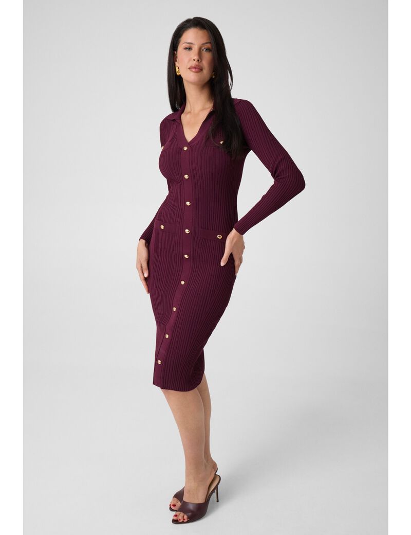 جيس marciano sweater midi dress