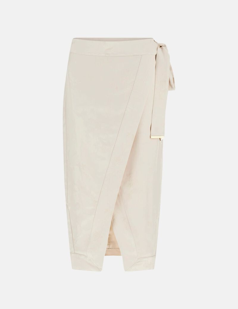 تنورة مارسيانو ميدي ملفوفة من الجاكار