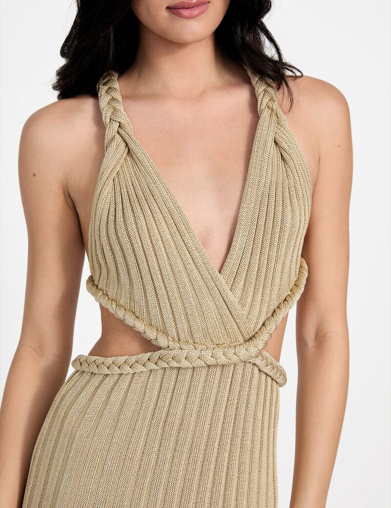 Bodycon maxi sweater dress