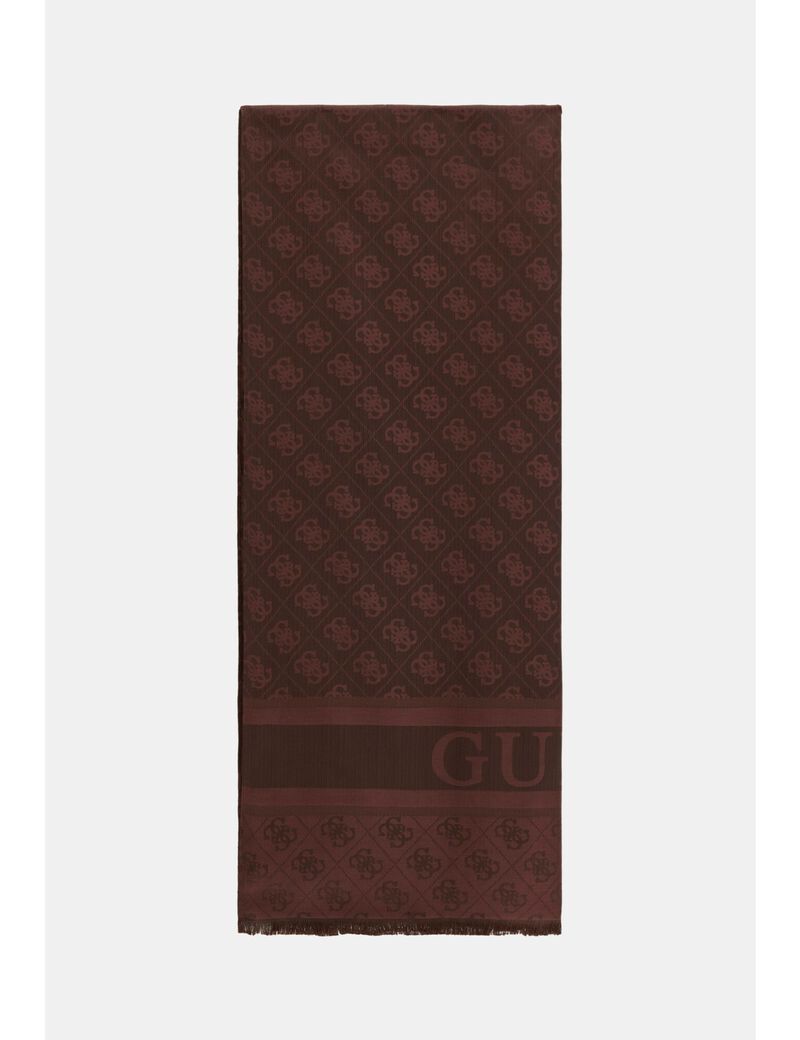 guess samantha j4g printed kefiah scarf