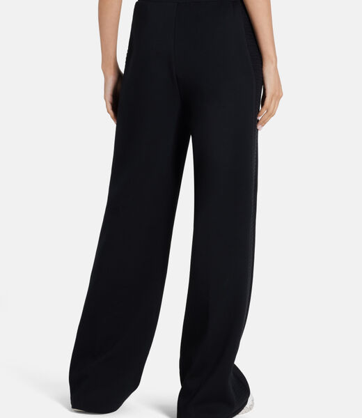 Wide-leg palazzo sweatpants