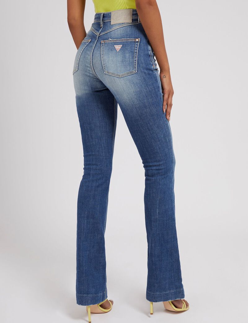 Fit And Flare Denim Pant