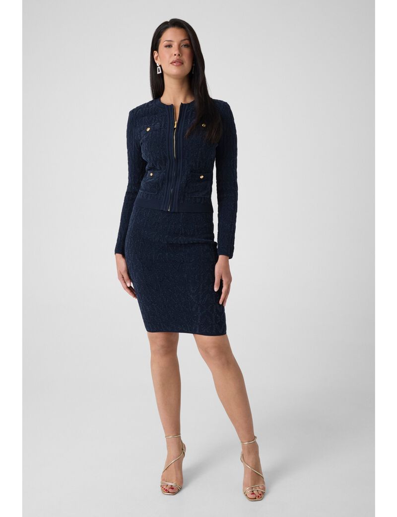 guess marciano monogram skirt