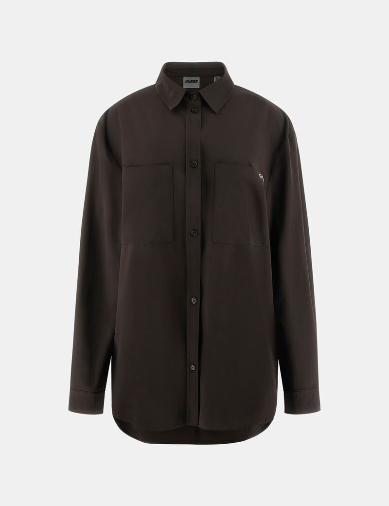 Long sleeves shacket