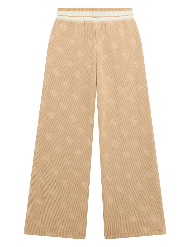 Jacquard palazzo pants