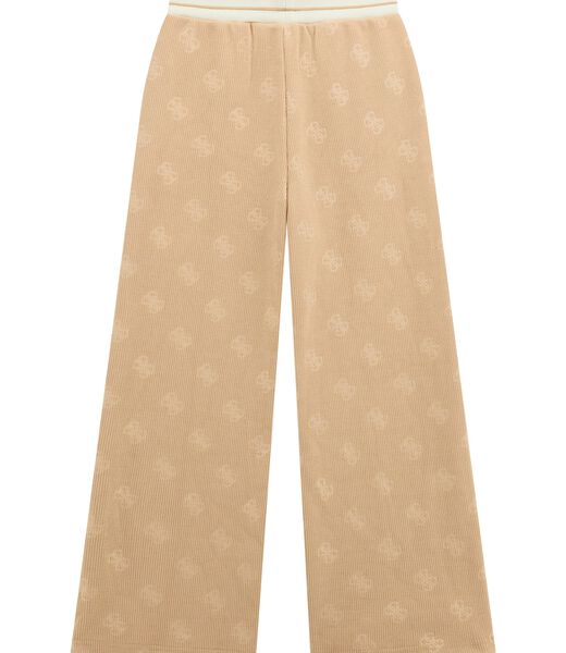 Jacquard palazzo pants