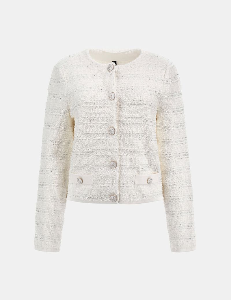 Marciano bouclé sweater jacket
