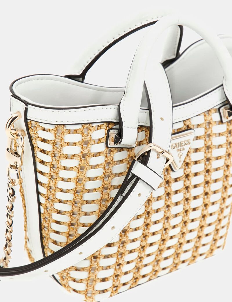 حقيبة يد أتاليا صغيرة من الرافيا