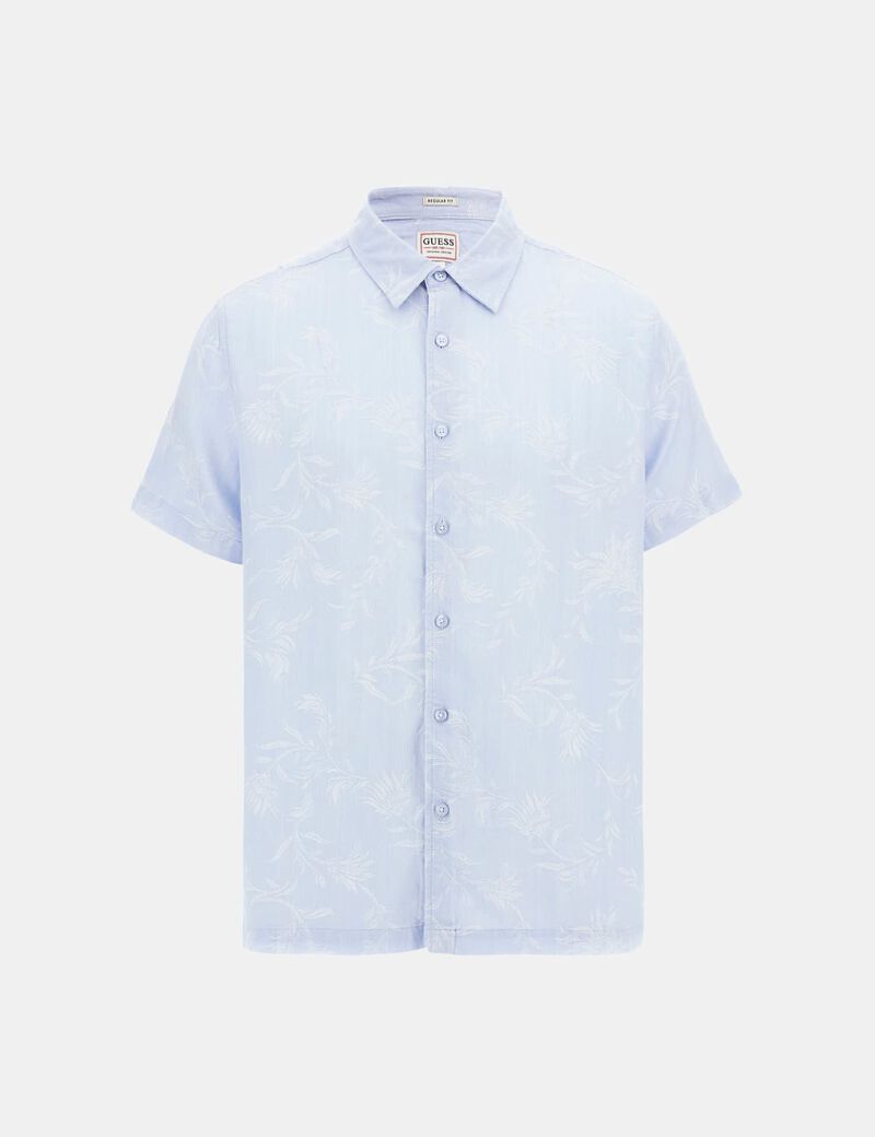 قميص جاكار من مزيج الليوسيل