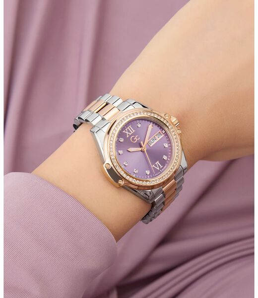 Gc Bolt Lady mid size metal watch