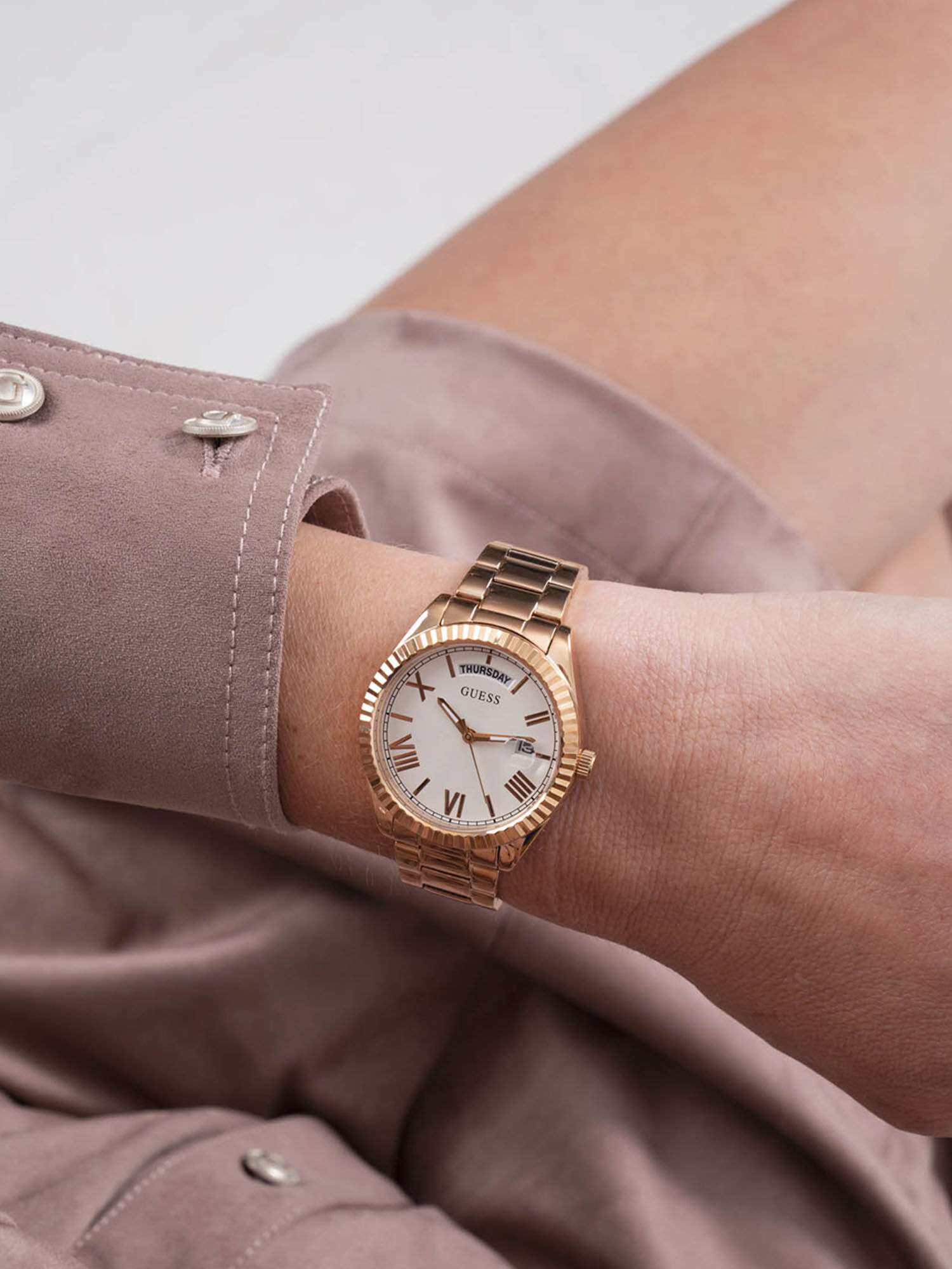 Girls rose gold watch deals