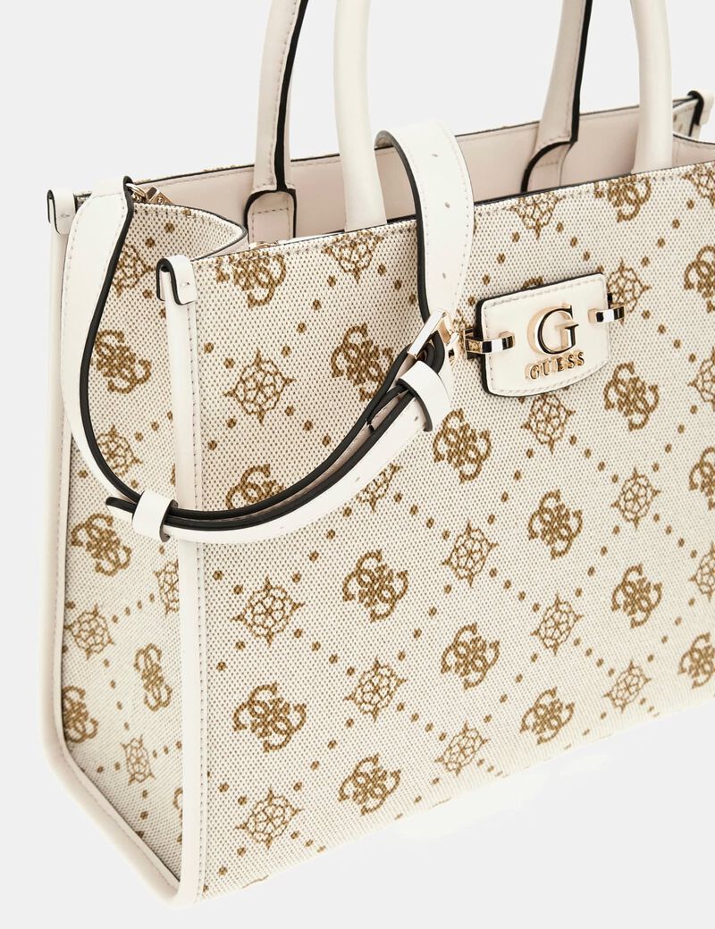 حقيبة يد نيدا بشعار 4G والفاوانيا