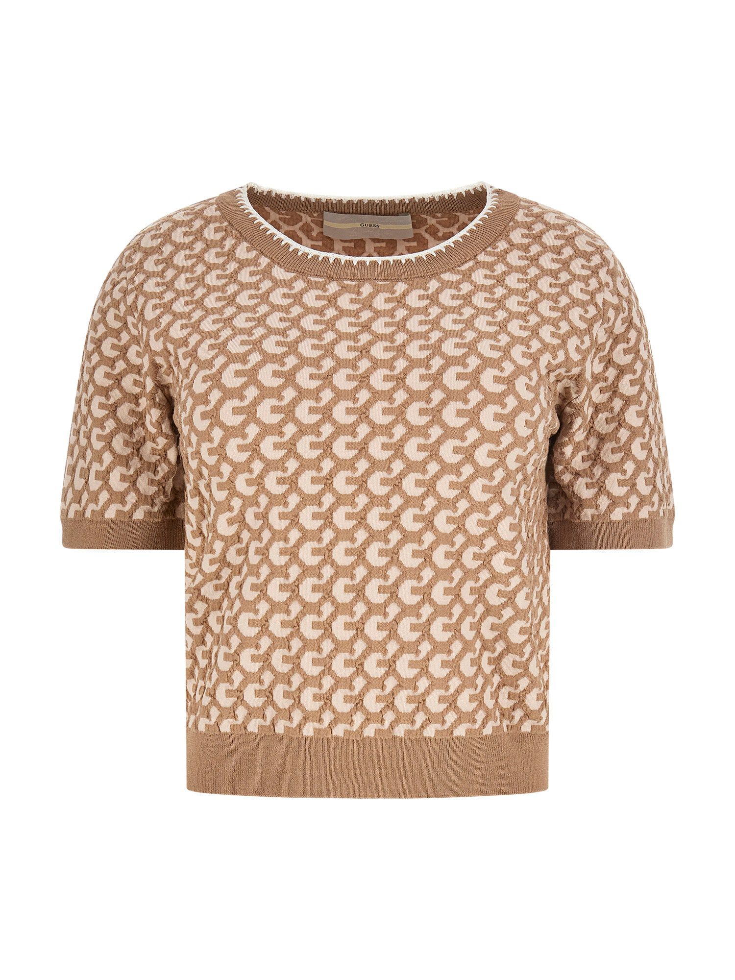 Shop GUESS Online Ashley monogram sweater