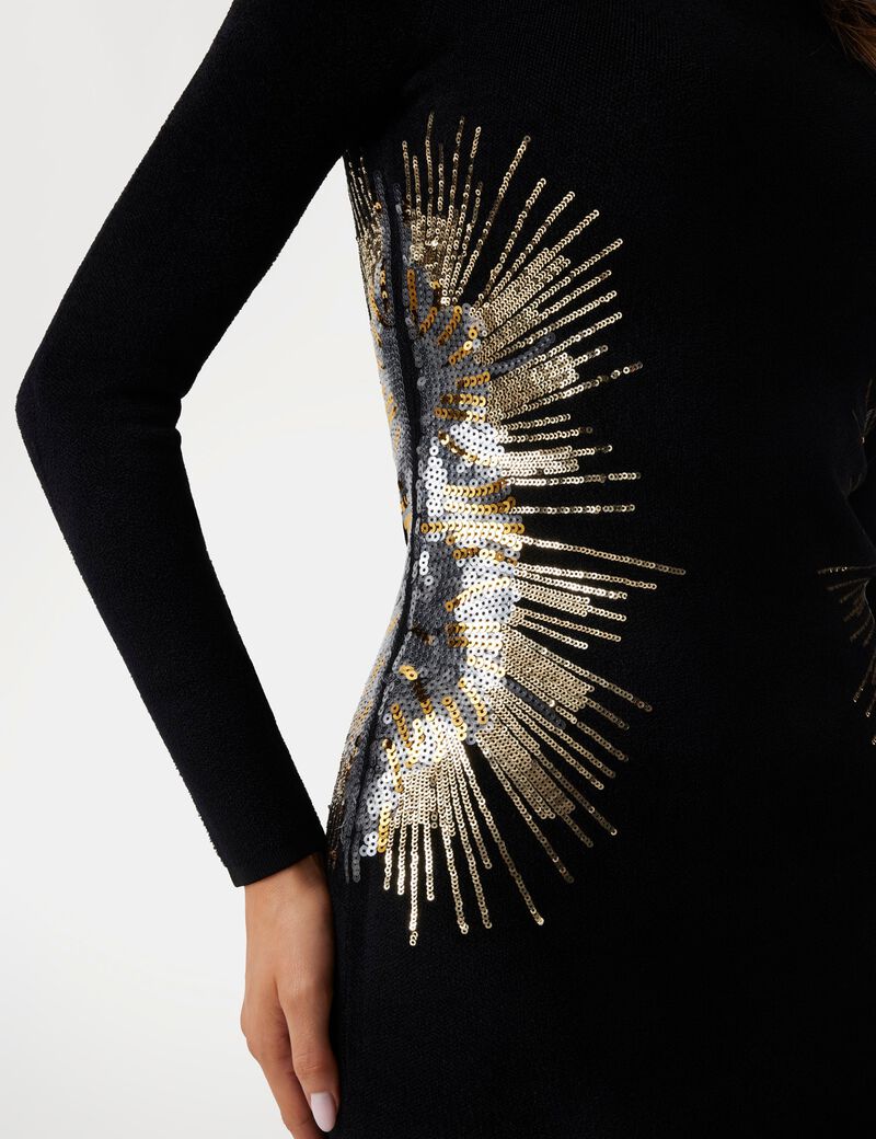 Marciano velour mini dress