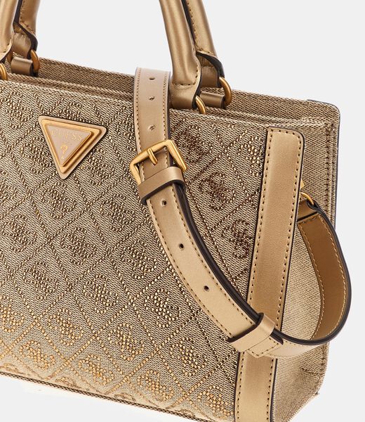 Dili 4G logo rhinestone handbag