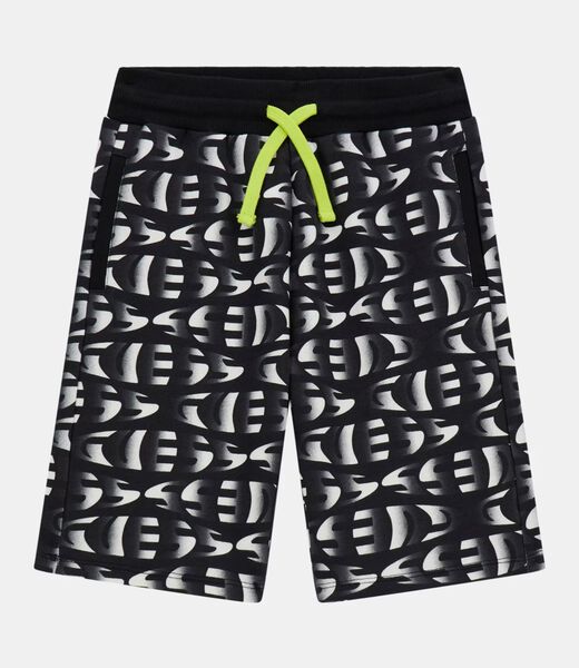 شورت رياضي بطبعة الشعار بالكامل